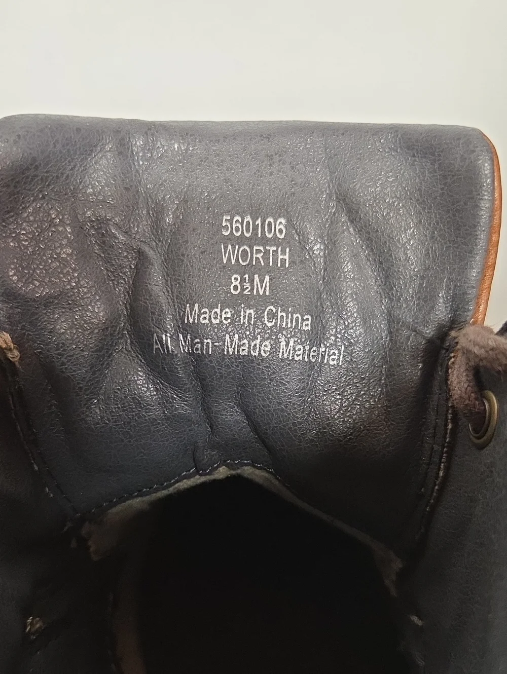 Restoration Brown Chukka Style Lace-Up Boots Men's Size 8.5